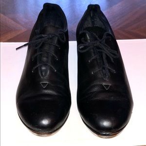 Bloch Womens “Audeo” Lace Up Tap Shoes, Black